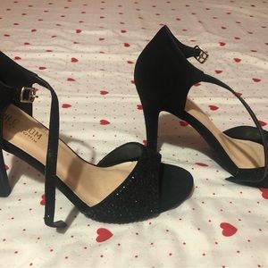 Black with studs women’s heels